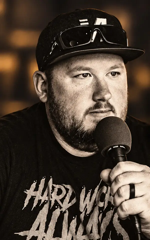 Sepia portrait of Gary Cantrell